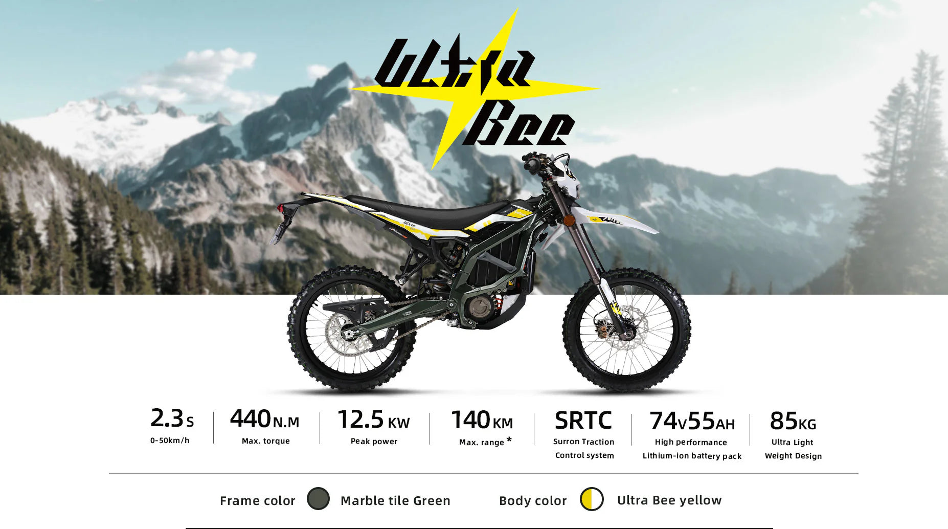 SUR-RON Ultra Bee / L3e / Straßenzulassung T Version (Trail) 
