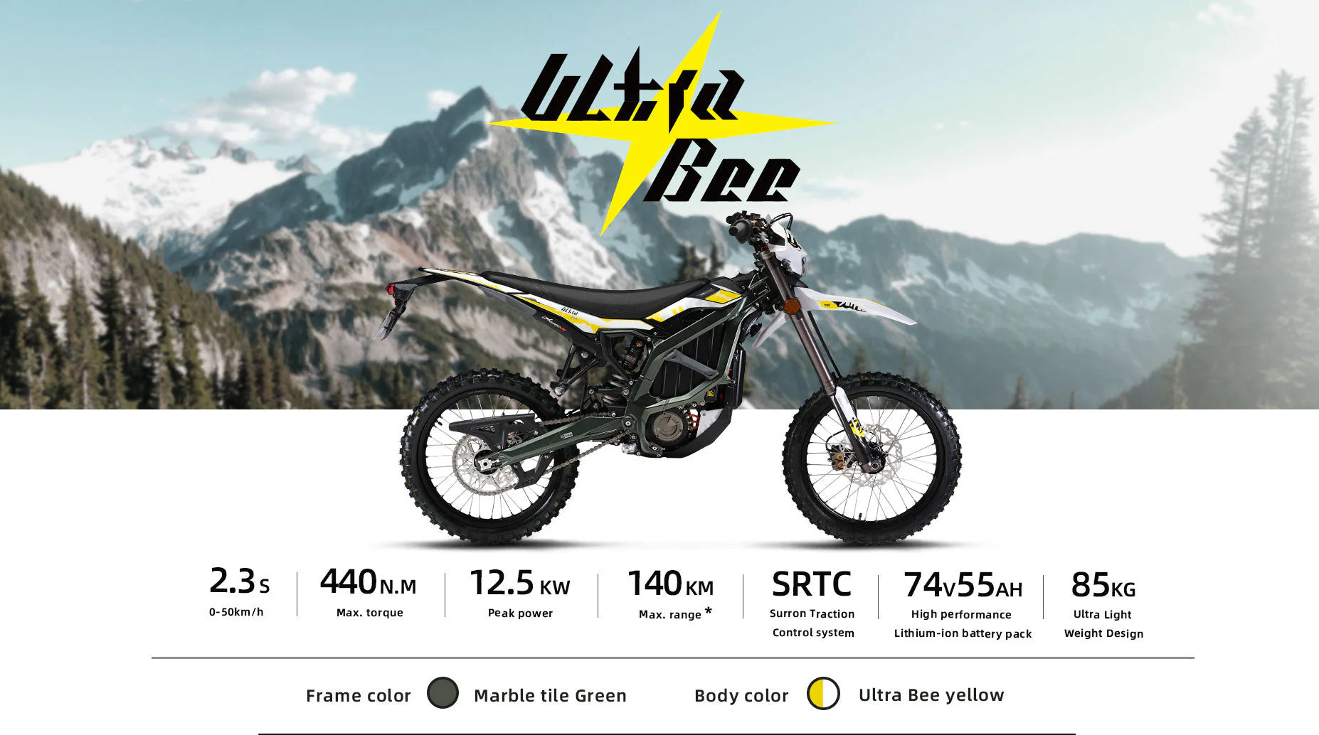 SUR-RON Ultra Bee / L3e / Straßenzulassung R Version (Road) 
