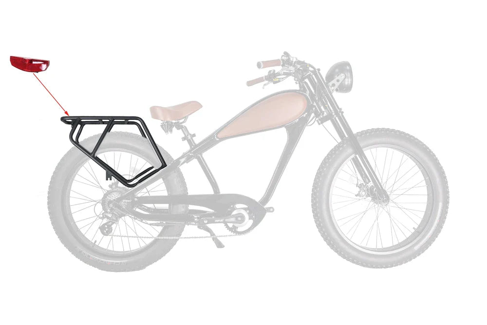 MC E-Bike - Gepacktes Gepäck