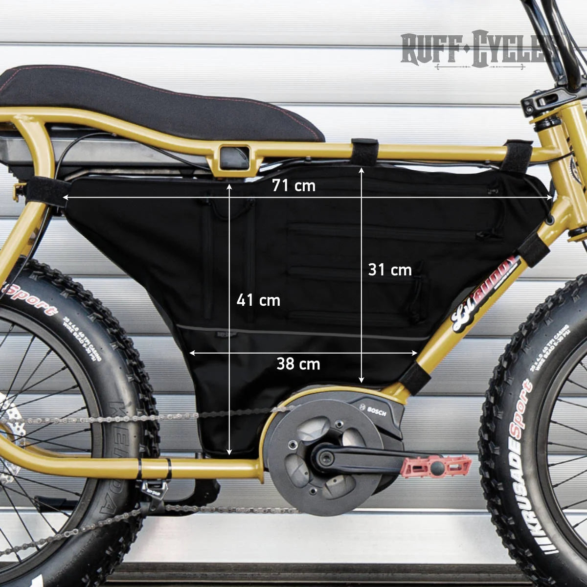 Ruff Cycles - Taschenrahmen groß 19l (Lil'Buddy)